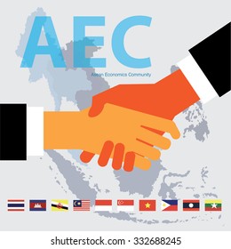 Asean Economics Community(AEC) eps 10 format