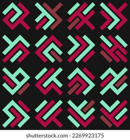 Asemic Glyph writing hieroglyph imitation abstract illustration