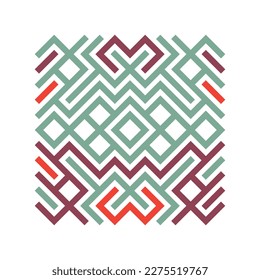Asemic Glyph writing hieroglyph imitation abstract illustration
