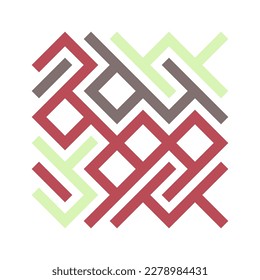 Asemic Glyph writing hieroglyph imitation abstract illustration