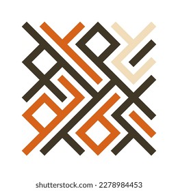 Asemic Glyph writing hieroglyph imitation abstract illustration