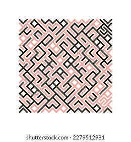 Asemic Glyph writing hieroglyph imitation abstract illustration