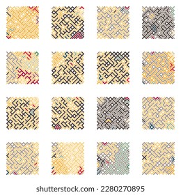 Asemic Glyph writing hieroglyph imitation abstract illustration