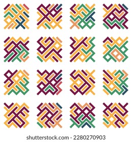 Asemic Glyph writing hieroglyph imitation abstract illustration