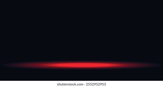 aser lines of light. Horizontal neon light. Neon red horizontal speed lines. Glowing stripes. Laser beams.