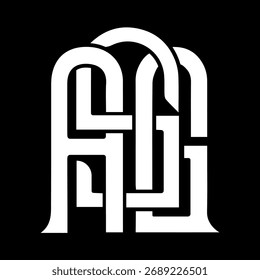 ASG letter design. ASG letter technology logo design. ASG Monogram logo design for an entrepreneur and business
