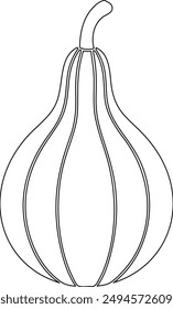 Ash gourd coloring pages for kids and adults