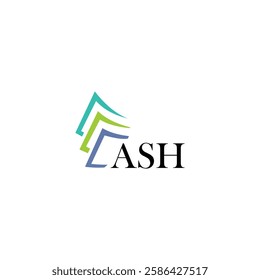 ASH letter logo design on white background. Creative  modern ASH letter logo design. Vector design.
Letters ASH, ASH logo  vector template.