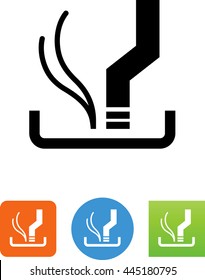 Ash tray / Quit smoking icon