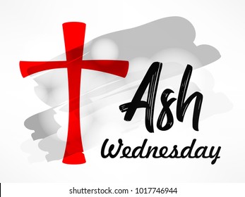 Ash Wednesday Background Design.