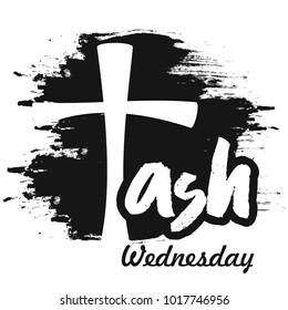 Ash Wednesday Background Design.