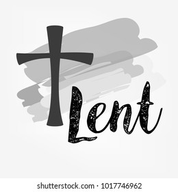 Ash Wednesday Background Design.