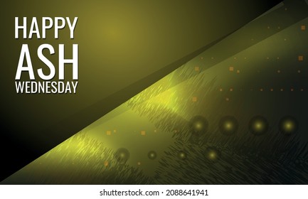 Ash Wednesday. Design suitable for greeting card poster and banner