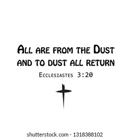 Ash Wednesday quote, typography for print or use as poster, flyer or t shirt 