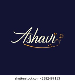 Diseño vectorial de la florería de Ashavi