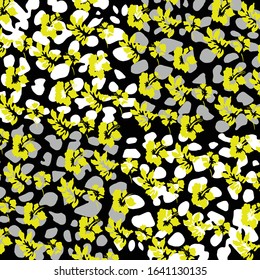 ashionable pattern in small flowers. Floral background for textiles.