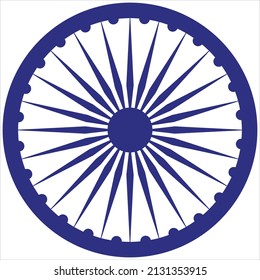 Ashok chakra with correct colour
