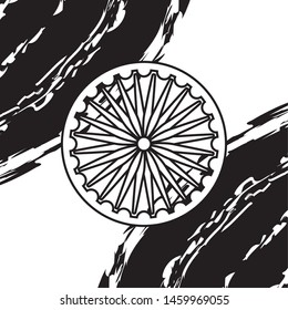 ashoka chakra emblematic icon indian