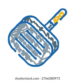 Ashtray full of discarded cigarette butts, highlighting the concept of smoking, addiction, and the negative waste produced by this unhealthy habit, presented in a stylized illustration