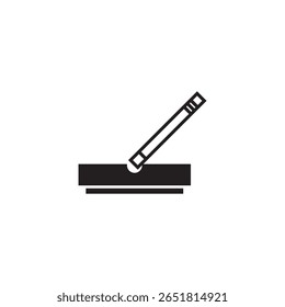 ashtray icon illustration element design