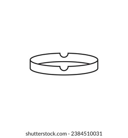 ashtray icon vector template illustration logo design