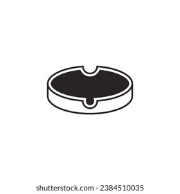 Vektorgrafik-Logo-Design von Aschenbildern