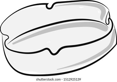 Aschee, Illustration, Vektorgrafik auf weißem Hintergrund.