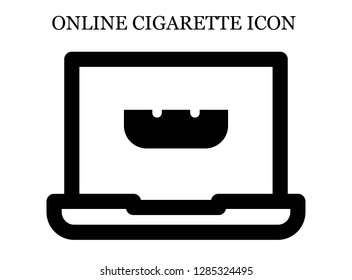 Ashtray search icon. Editable Ashtray search icon for web or mobile.