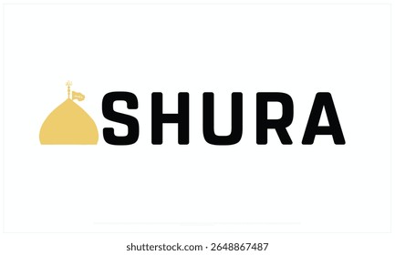 Ashura Day design on white background, Typographic Design of Ashura Day, Vector Design of Ashura Day, Ashura Day