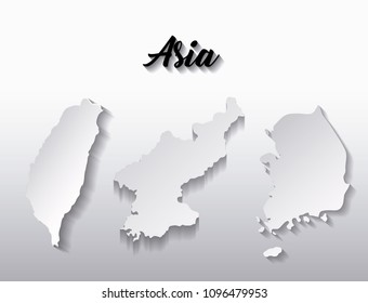 asia continent design