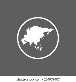 asia continent icon