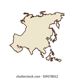 asia continent icon