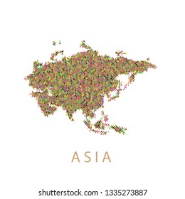 ASIA CONTINENT VECTOR