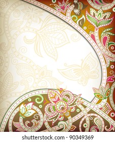 Asia Floral Background