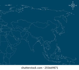 Asia Map - Countries