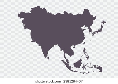 Asia Map Color del gráfico en archivos de calidad de fondo blanco Png