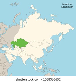 asia map kazakhstan 