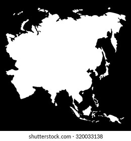 ASIA MAP VECTOR