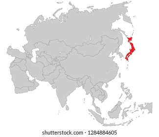 Asia - Political Map of Asia