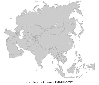 Asia - Political Map of Asia