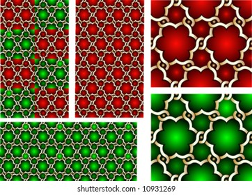 asia seamless pattern