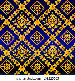 Asia style pattern graphic (thai style)