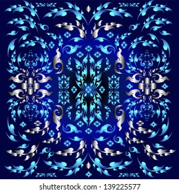 Asia style pattern graphic (thai style)