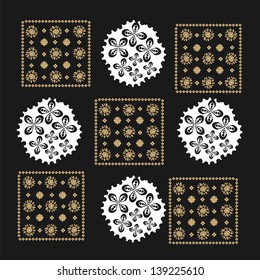 Asia style pattern graphic (thai style)