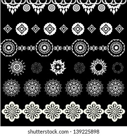 Asia style pattern graphic (thai style)