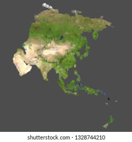 Asia world map