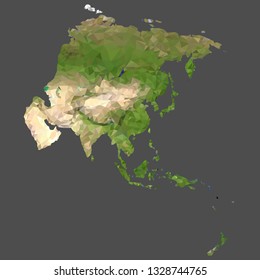 Asia world map