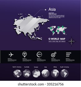 Asia world Map