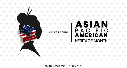 	
Asian American And Pacific Islander Heritage Month. Vector Banner For Poster.vector Illustration