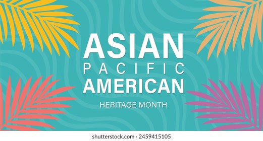 Asian American and Pacific Islander Heritage Month. Vector Illustration